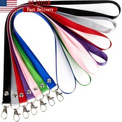 7 Pack Lanyards ID Badges Keys Gift Multi-Purpose Holder Strap Men Women New