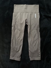 Gymshark Vital Seamless High Rise Compression Capri Leggings Gray Womens S