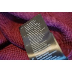 COS Womens Burgundy Knit 2 Piece Set Sweater and Wide Leg Pants Maroon Size M/L