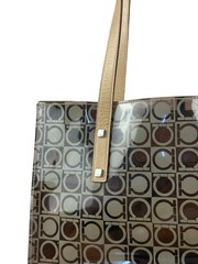 Size OS – Salvatore Ferragamo Gancini Vinyl Tote/Hand Bag / Pre-Owned
