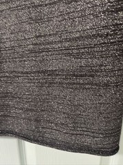 Nue Options Women’s Open Front Sweater Career Dressy Petite Black Silver