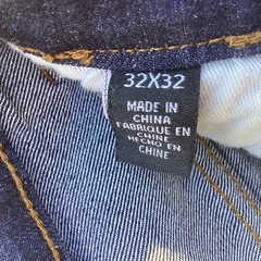 Kenneth Cole Jeans Men’s Size 32×32 Dark Wash Slim Fit Stretch Straight Leg Blue