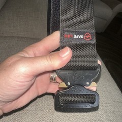 NWT Safe Life Defense Tactical Belt M Black Duty Cobra Pro Style Buckle USA 2PC