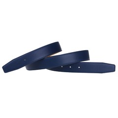 Reversible H Microfiber Leather Belts Replacement Belt Strap No Buckle 32mm Wide