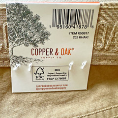 Copper & Oak NWT Mens 34×32 5 Pocket Every Day Pants Khaki K5S817 Stretch NWT$75