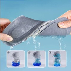 1/2/4Pairs 4D Memory Cloud Technology Insole Super Soft Ultra Comfort Foam Sport