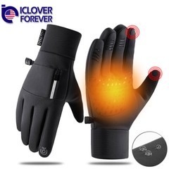 Winter Touch Screen Gloves Windproof Waterproof Men Women Cycling Full Finger
