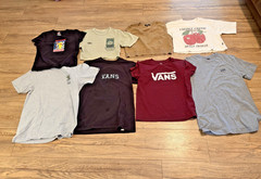⭐ Vans Teen Streetwear Lot – 8 Tops – XS/Small – Tees & Crops – Great Condition
