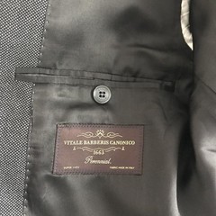 Men Boggi Milano Suit Grey Wool 36 / S / 44