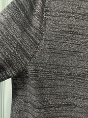 Nue Options Women’s Open Front Sweater Career Dressy Petite Black Silver