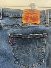 Levi’s 511 Men’s Blue Denim Jeans Slim Fit Cotton Medium Wash 5-Pocket