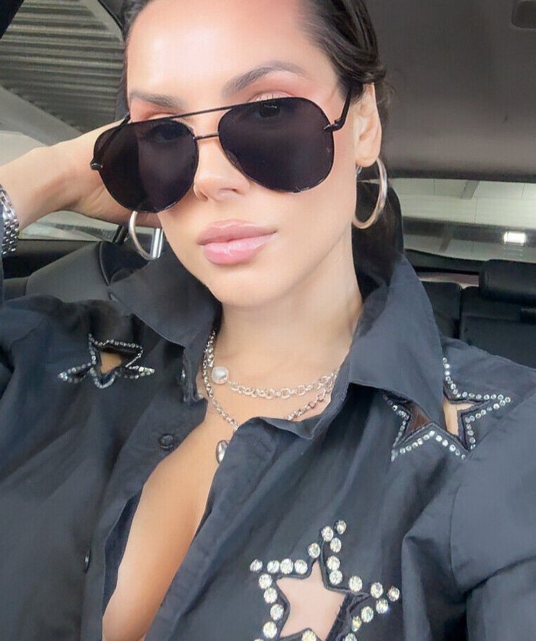 Big Aviator « KEY » OVERSIZED FLAT LENS Women Sunglasses Shades SHADZ GRADIENT