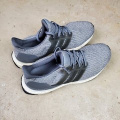 Adidas Ultraboost 3.0 Shoes Women&rsquo;s 8 « Grey Three » White Sneakers S82052