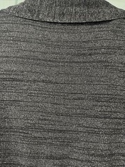 Nue Options Women’s Open Front Sweater Career Dressy Petite Black Silver
