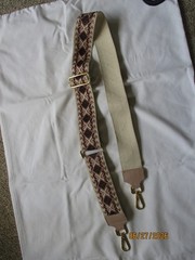 Patterned purse strap 2 inches wide adjustable