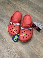 Crocs Lightning McQueen Light Up Clog Shoes Size 11m/13w