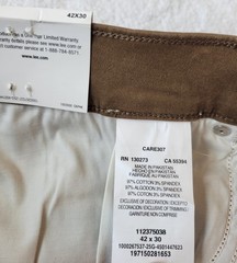 Lee Regular Fit Classic Style Jeans Men&rsquo;s Size 42×30 Quality Denim Truffle