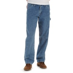 NWT Lee Mens Dungarees Denim Straight Leg Loose Fit Cargo Carpenter Jeans All Sz