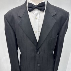 MASTERHAND Dinner Suit Eveningwear Black Wool Blend Reg Fit C46L W38 L33