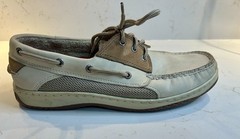 Men&rsquo;s Sperrys Boat Shoe Size Authentic Original 10M L-6 CH133 Ivory And Tan