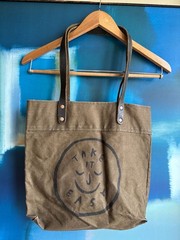 Forestbound Take It Easy Waxed Canvas Utility Tote Bag