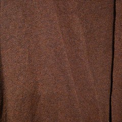 Liz Claiborne Rust Solid Knit Open Front Cardigan Sweater Women XL Pockets