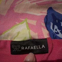 Rafaella Women’s Floral Pull-On Athletic Skort Stretch Lined S Golf Tennis