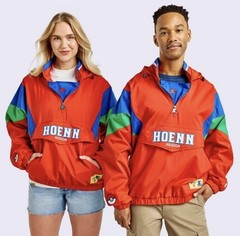Pokemon X Target Starter Pullover Jacket Red Hoenn Region Size LARGE – IN HAND