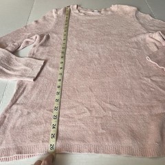 J Jill Light Pink Sweater 1 XL Pullover Rayon Nylon Cotton