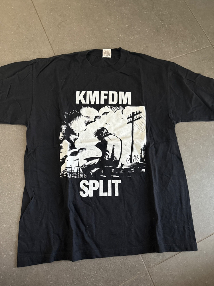 KMFDM – Split Dark Machine Visual Tee All Sizes Men and Women TD831