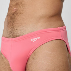 Speedo Men pink Lemonade swim bikini brief bach diving swimwear size 28 30 32 34