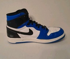 Jordan Air Jordan 1 Game Royal High Top Black White Blue Athletic Shoes Sz 10