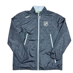 Reebok NHL Center Ice Collection Windbreaker Jacket Men&rsquo;s Large Black KineticFit
