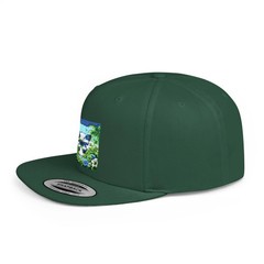 Flat Bill Snapback Butterfly Star Flag