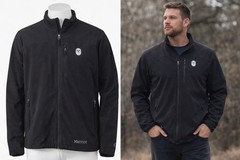 Marmot M3 Full Zip Windproof Jacket Black Men&rsquo;s Large Bero Lightweight Logo
