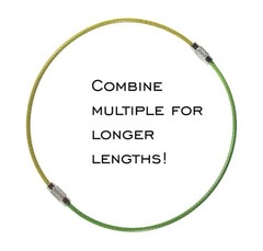 1 Pack – Wire loop Painted Stainless steel Luggage Multipurpose Key Ring Chain