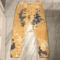 Nike Men&rsquo;s Tie Dye Sweatpants Yellow Gray White (Pattern Varies) $85 New