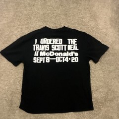 McDonald&rsquo;s Travis Scott Meal Double-Sided Graphic Logo T-Shirt Men&rsquo;s XL
