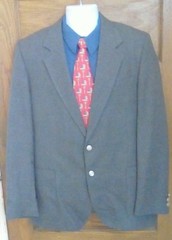 EUC Milano Moda 100% Wool Gray Blazer Jacket Sport Coat Made in Italy 41L 41 L