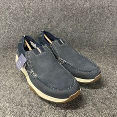 CLARKS Sailview Step Boat Shoes Men&rsquo;s Size US 10.5 Wide Navy Nubuck