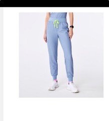 womens figs scrub set size xl top and xl petite joggers