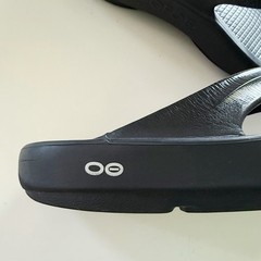 OOFOS OOlala Recovery Thong Flip Flops Sandals : Black Glossy – Women’s 10 EU 41