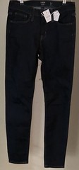 NWT J.CREW Women&rsquo;s Mid Rise Skinny Jeans Dark Wash Denim size 27