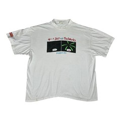 Vintage 4th Of July Singapore 1997 Shirt Mens XL White Fireworks Graphic 90s