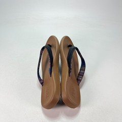 Flojos Black Brown Casual Memory Foam Footbed Flip Flops Sandals Women&rsquo;s Size 9