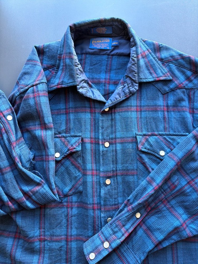 Pendleton Virgin Wool Pearl Snap Shirt