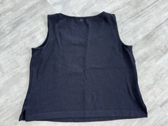 Womens St. John Sport Wool Blend Tank Top Navy Blue Medium EUC!