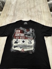 7.62 Design Gun Control I Hit What I Shoot Tee T-Shirt Mens XL Hunting NRA