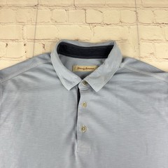 Tommy Bahama Light Blue Modal/Poly Blend Golf Performance Polo Size Men&rsquo;s XL