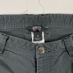 Outdoor Research Shorts Mens 38 x 11 Gray Canvas Carpenter Workwear Golf Hiking